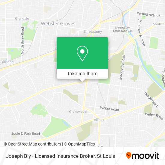 Joseph Bly - Licensed Insurance Broker map