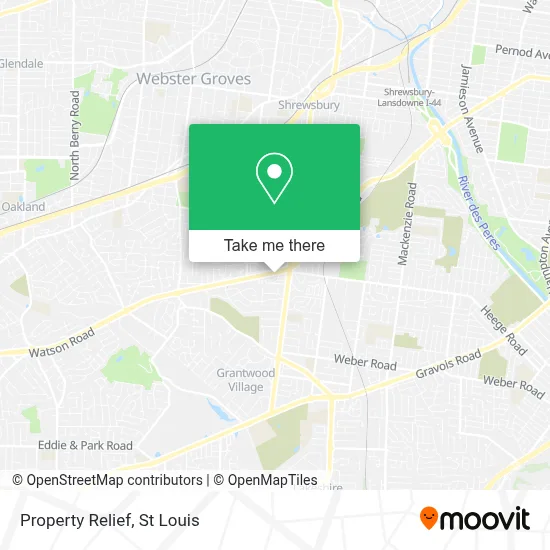Property Relief map