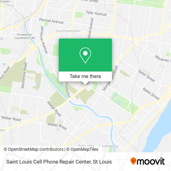 Saint Louis Cell Phone Repair Center map