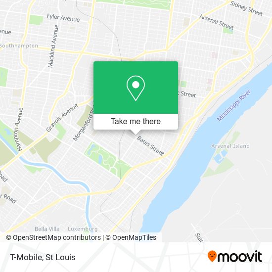 T-Mobile map