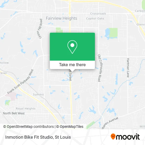 Inmotion Bike Fit Studio map
