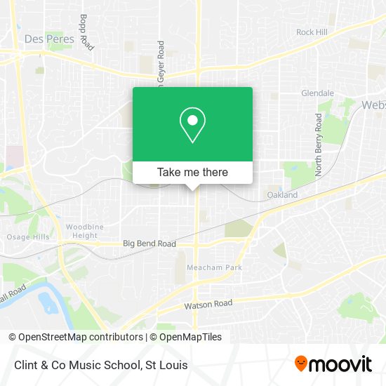Clint & Co Music School map