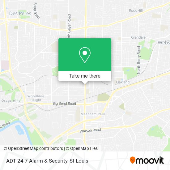 ADT 24 7 Alarm & Security map