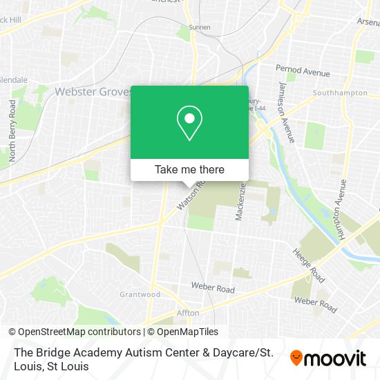 Mapa de The Bridge Academy Autism Center & Daycare / St. Louis