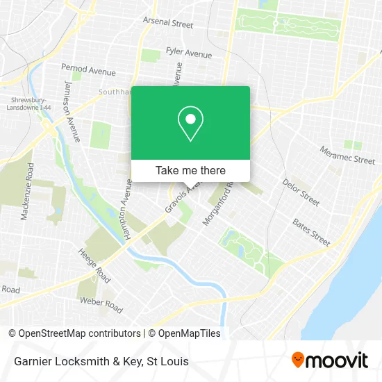 Garnier Locksmith & Key map