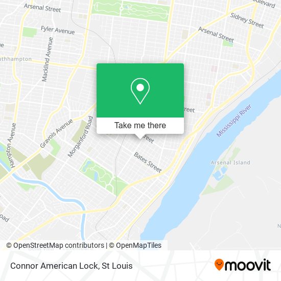 Connor American Lock map
