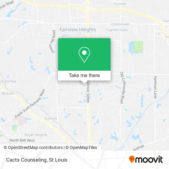 Cacts Counseling map