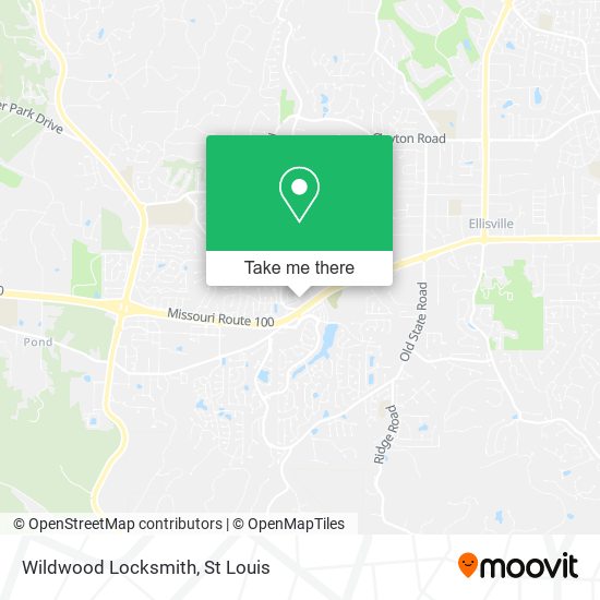Wildwood Locksmith map