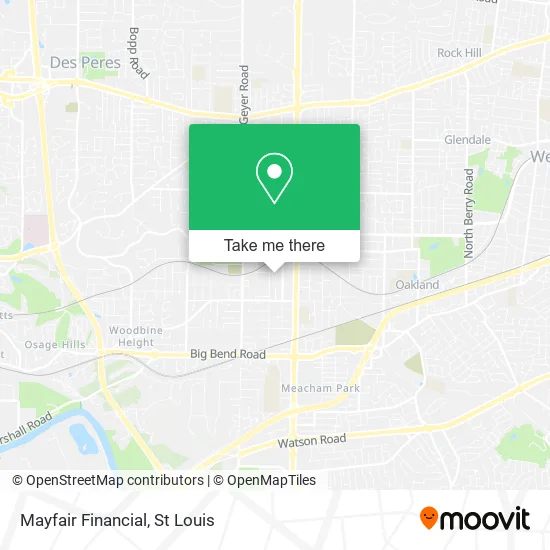 Mayfair Financial map