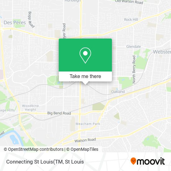 Connecting St Louis map