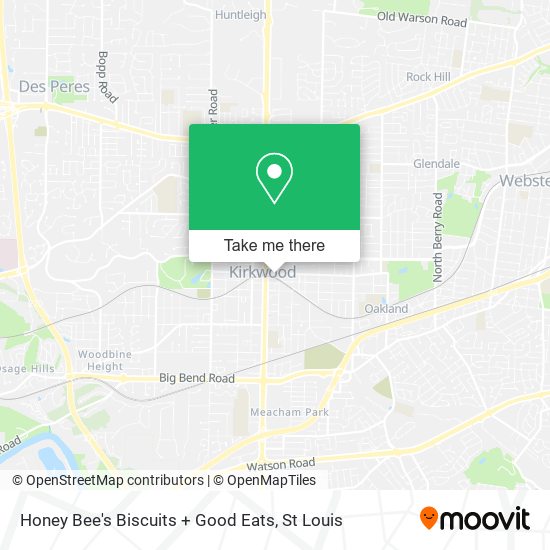 Honey Bee's Biscuits + Good Eats map