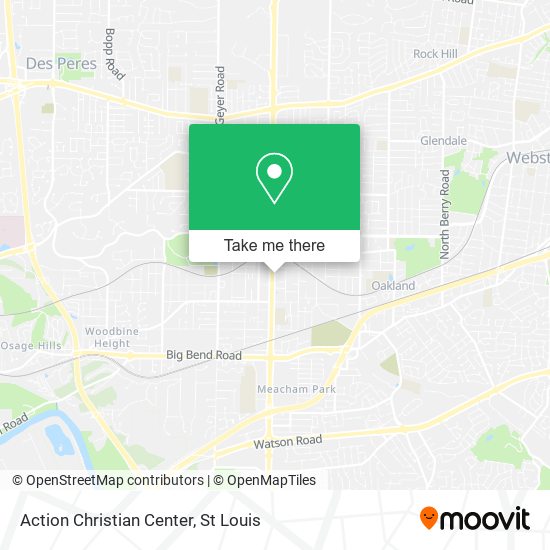 Action Christian Center map