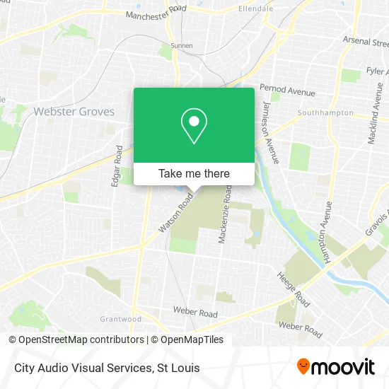 City Audio Visual Services map