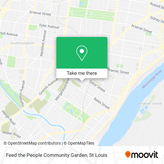 Feed the People Community Garden map