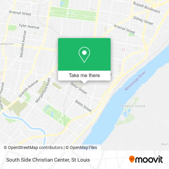 South Side Christian Center map