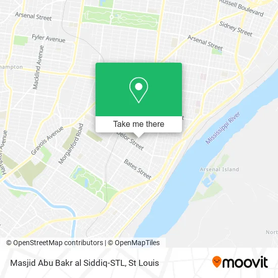 Masjid Abu Bakr al Siddiq-STL map