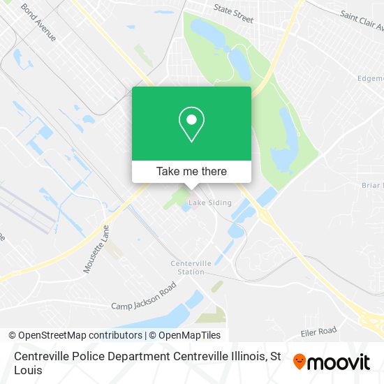 Centreville Police Department Centreville Illinois map