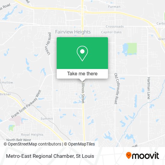 Metro-East Regional Chamber map