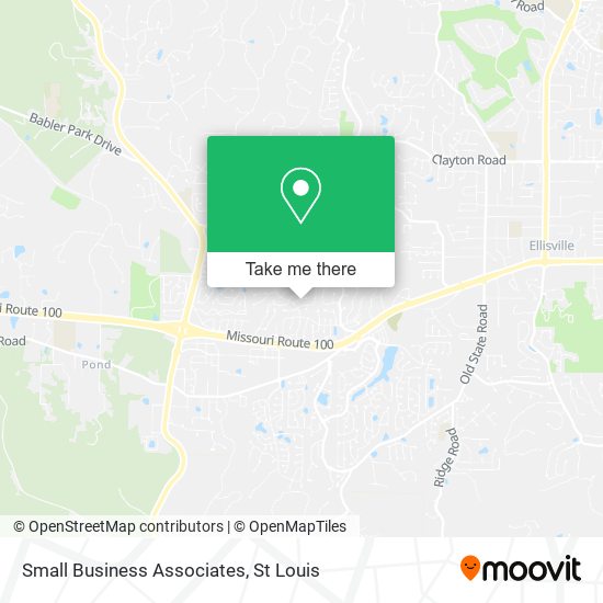 Small Business Associates map