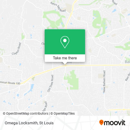 Omega Locksmith map