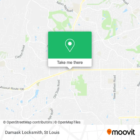 Damask Locksmith map
