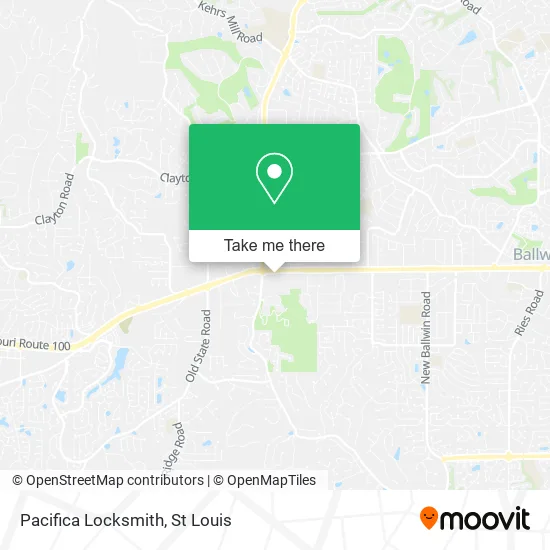 Pacifica Locksmith map
