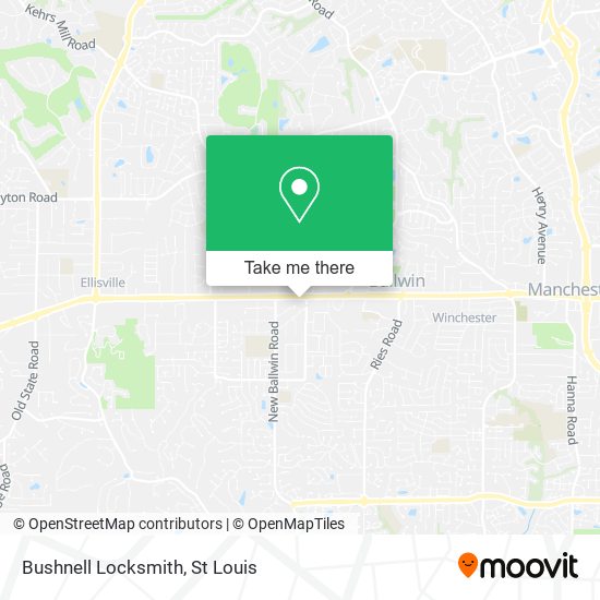 Bushnell Locksmith map