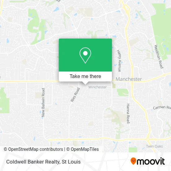 Coldwell Banker Realty map