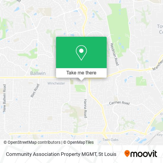 Community Association Property MGMT map