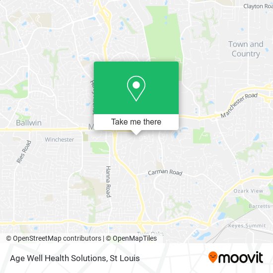 Age Well Health Solutions map
