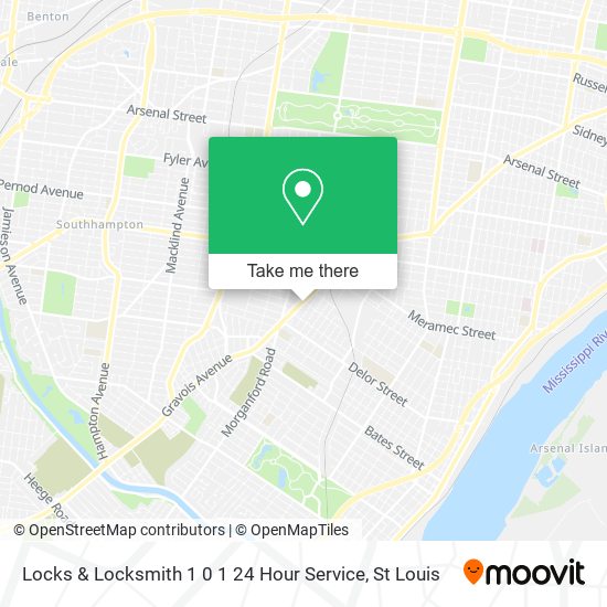 Locks & Locksmith 1 0 1 24 Hour Service map