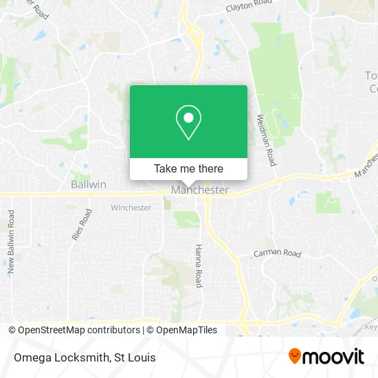 Omega Locksmith map
