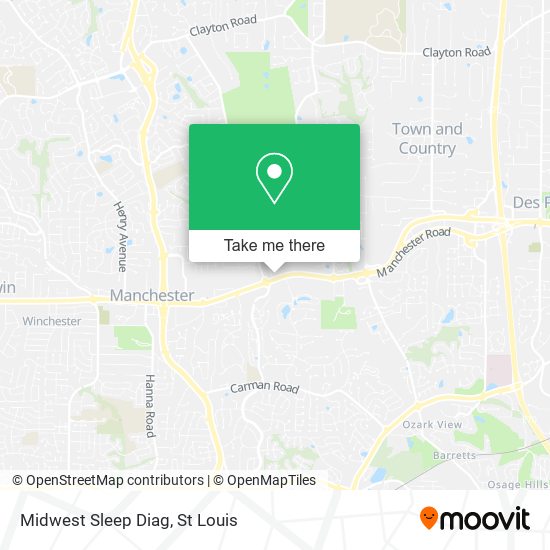 Mapa de Midwest Sleep Diag