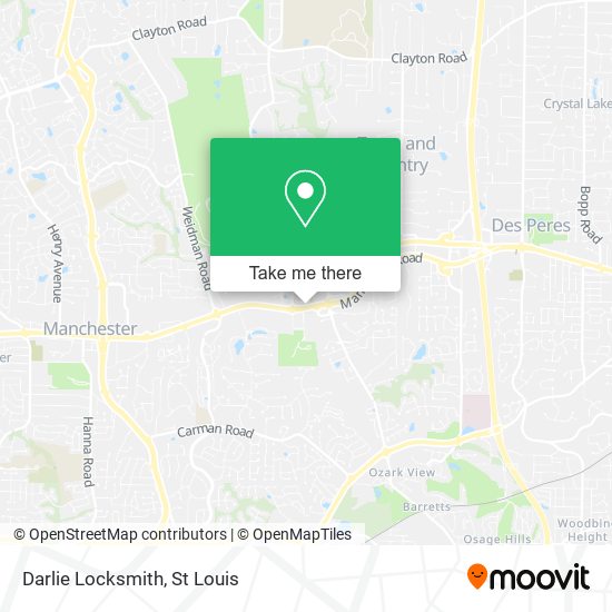 Darlie Locksmith map