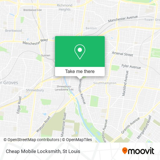 Cheap Mobile Locksmith map