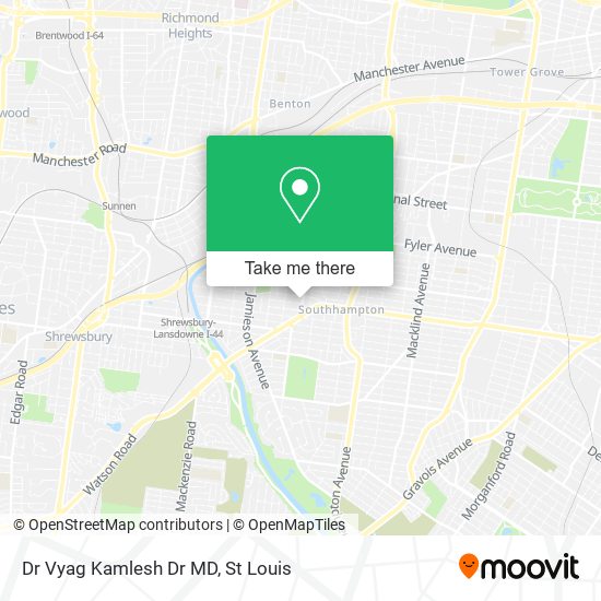 Mapa de Dr Vyag Kamlesh Dr MD