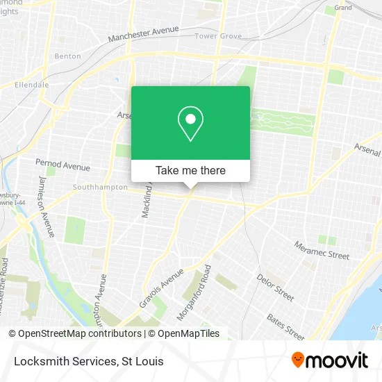 Locksmith Services map
