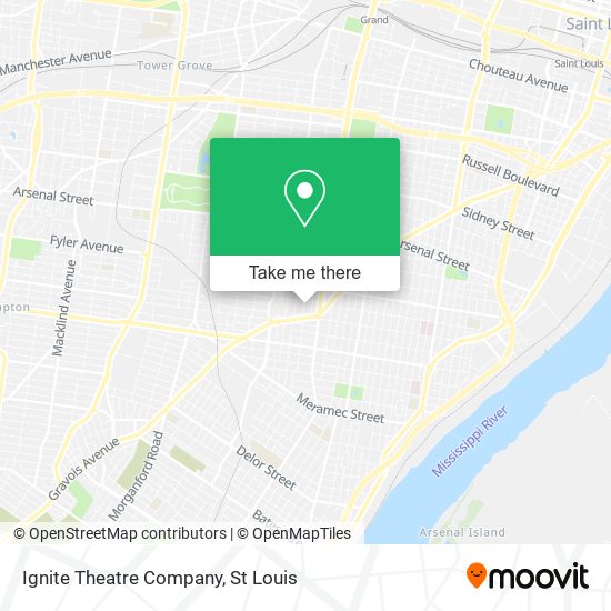 Mapa de Ignite Theatre Company