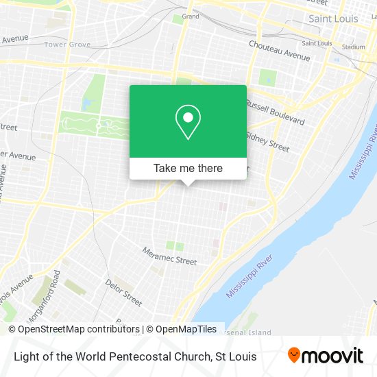 Mapa de Light of the World Pentecostal Church