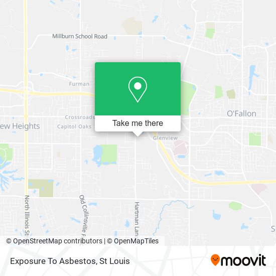 Mapa de Exposure To Asbestos