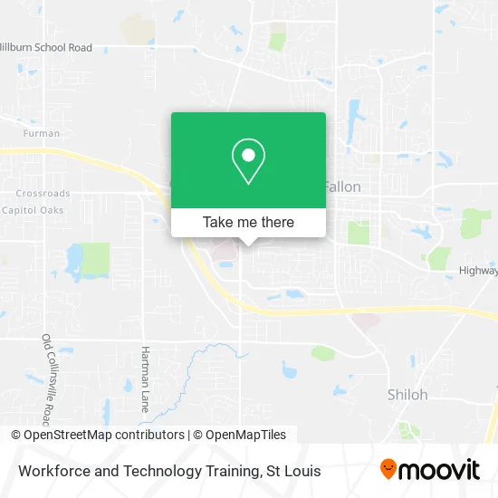 Workforce and Technology Training map