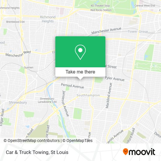 Car & Truck Towing map