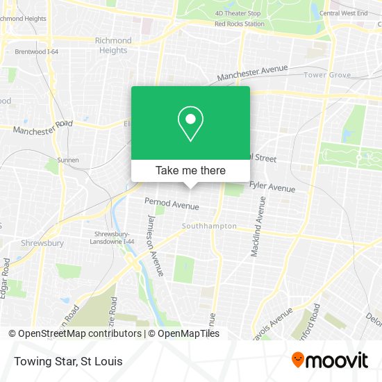 Mapa de Towing Star