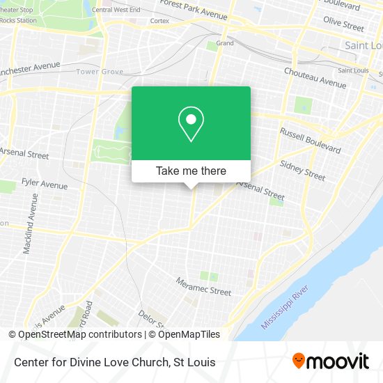 Mapa de Center for Divine Love Church