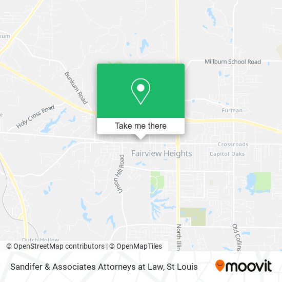 Sandifer & Associates Attorneys at Law map
