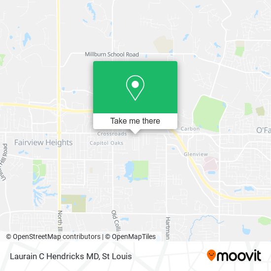 Laurain C Hendricks MD map