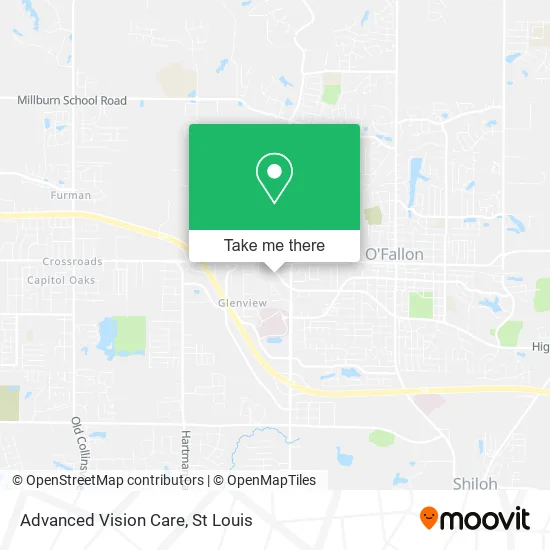 Advanced Vision Care map