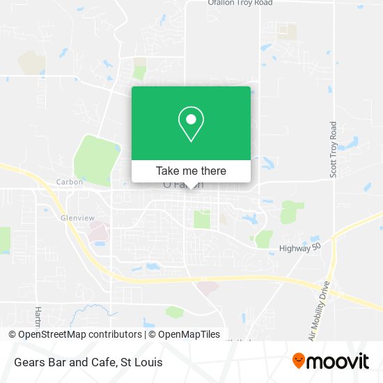 Gears Bar and Cafe map