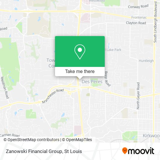 Mapa de Zanowski Financial Group