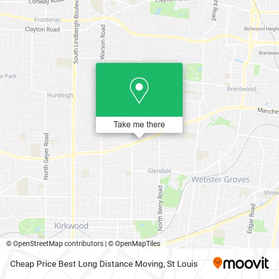 Mapa de Cheap Price Best Long Distance Moving
